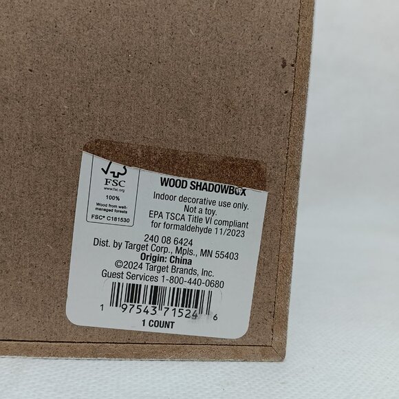 TARGET WOOD HOME SHADOW BOXES! - PARADISE-NEW - Picture 4 of 9